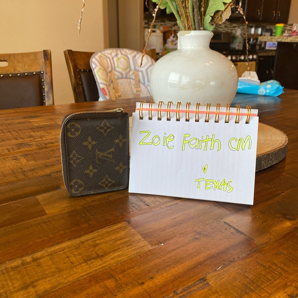 Louis Vuitton Brown Monogram Compact Zip Wallet